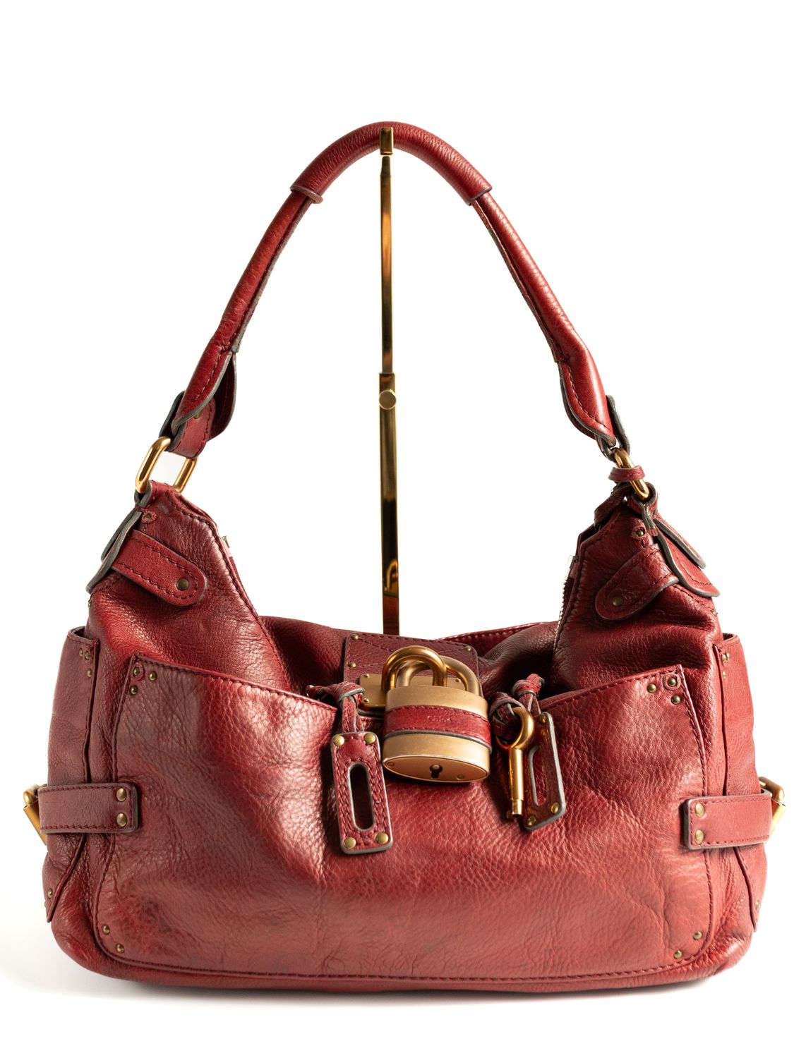 Chloé Paddington Burgundy Bag