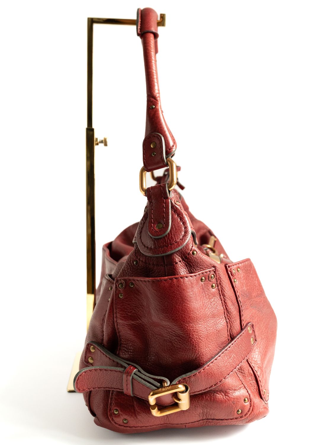 Chloé Paddington Burgundy Bag