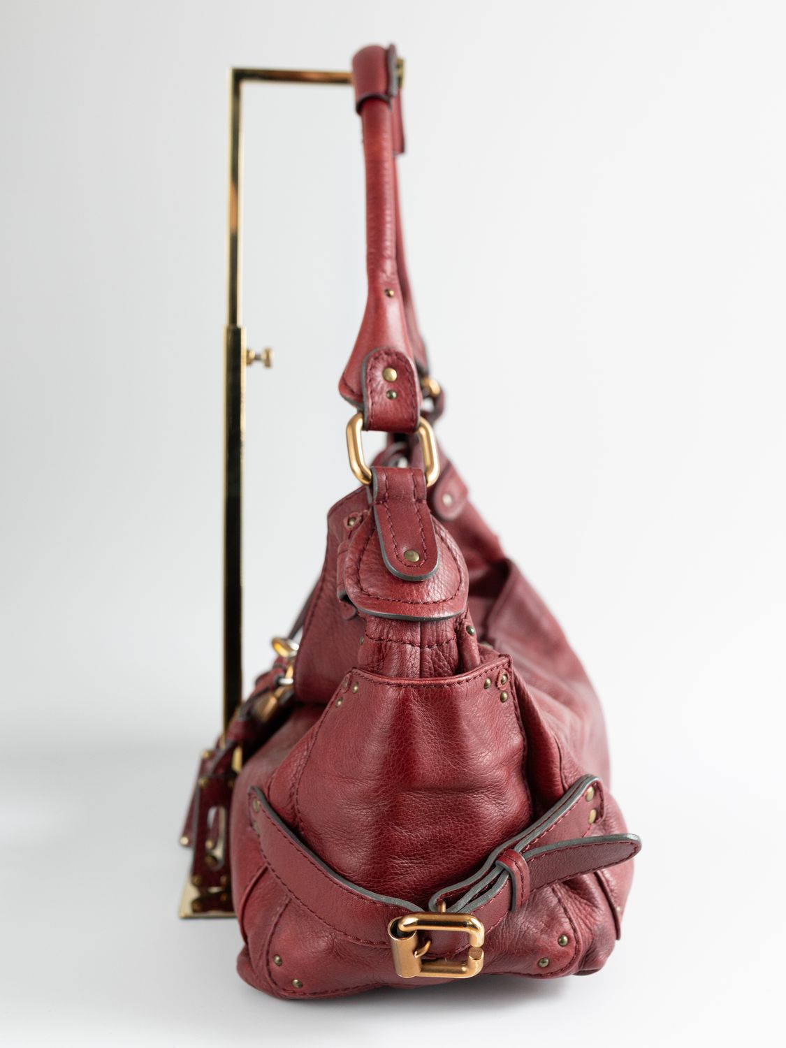 Chloé Paddington Burgundy Bag