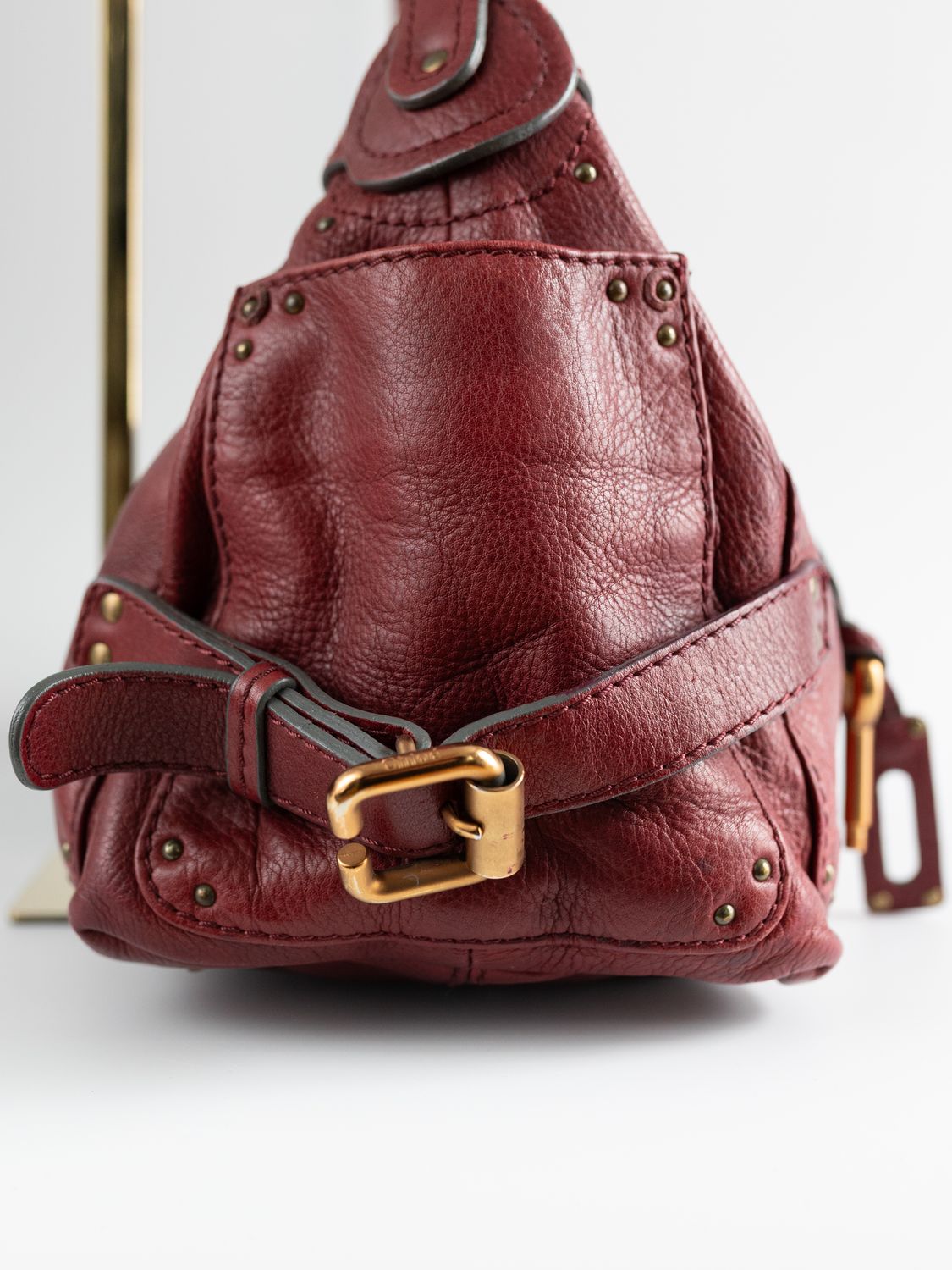 Chloé Paddington Burgundy Bag