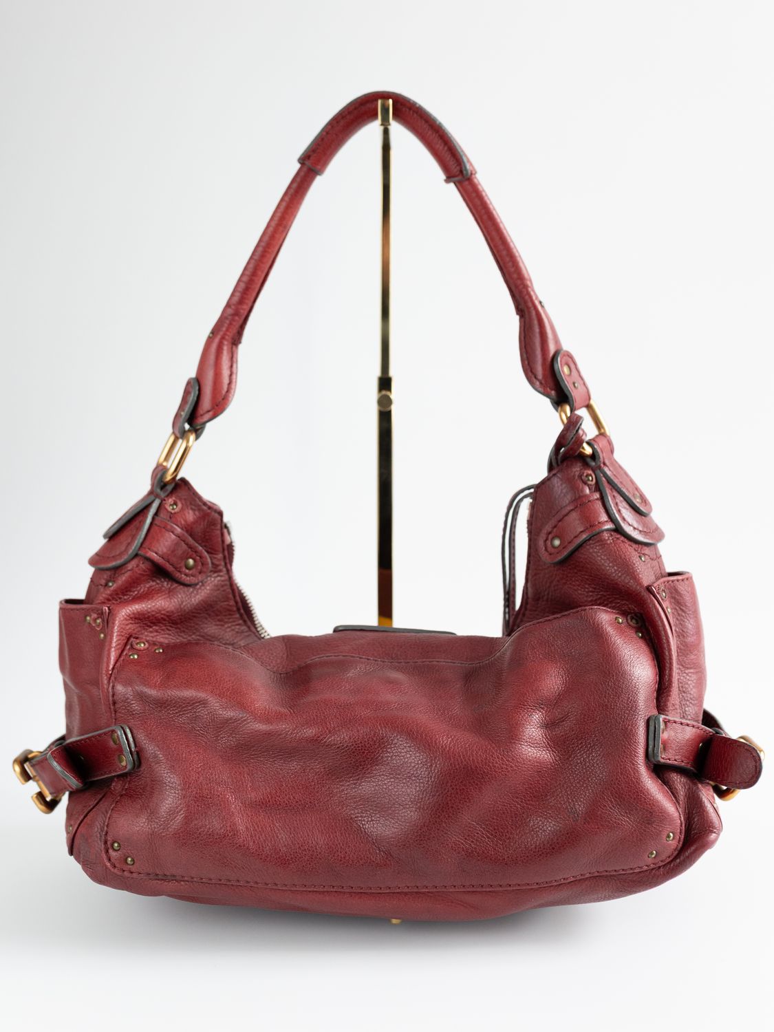 Chloé Paddington Burgundy Bag