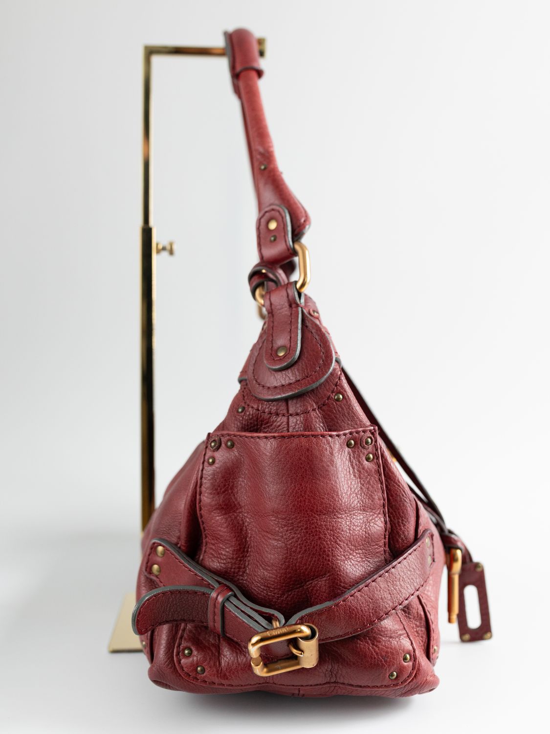 Chloé Paddington Burgundy Bag