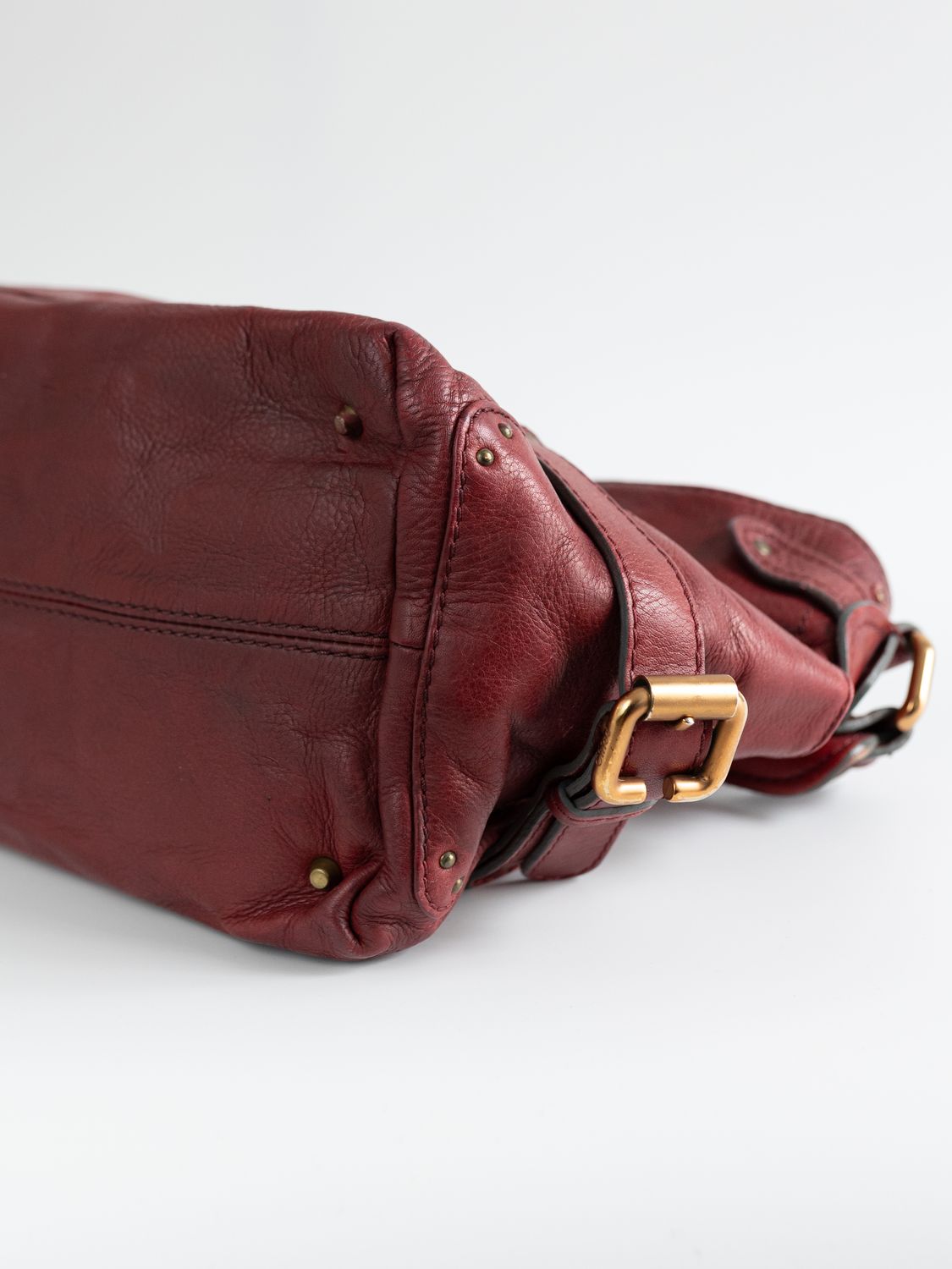 Chloé Paddington Burgundy Bag