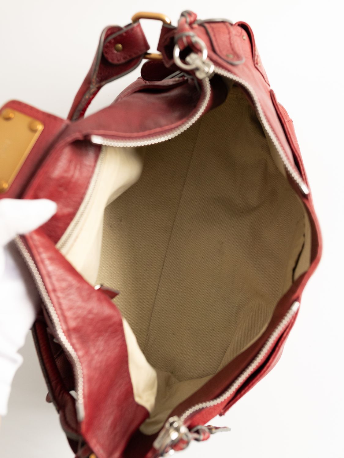 Chloé Paddington Burgundy Bag