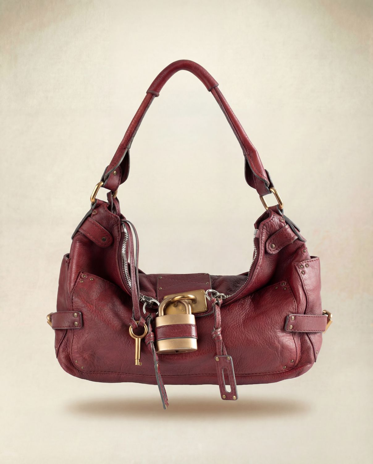 Chloé Paddington Burgundy Bag