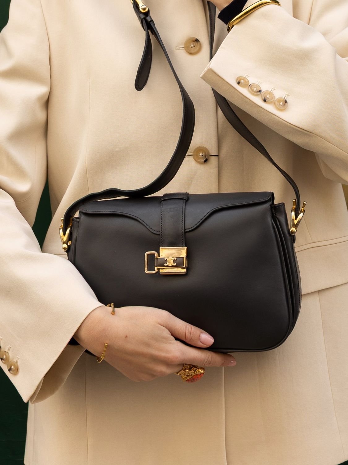 Celine Rounded Flap Bag