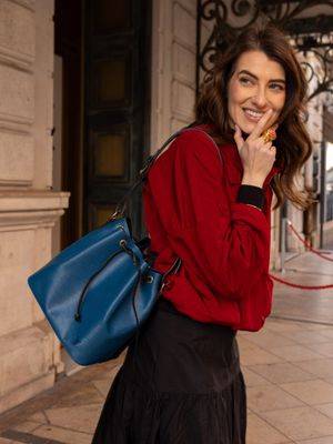 Louis Vuitton Noé 1994 Blue Bag