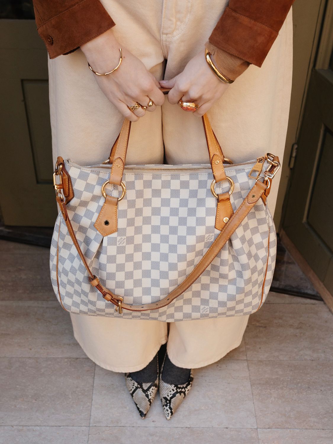 Louis Vuitton Evora MM Bag