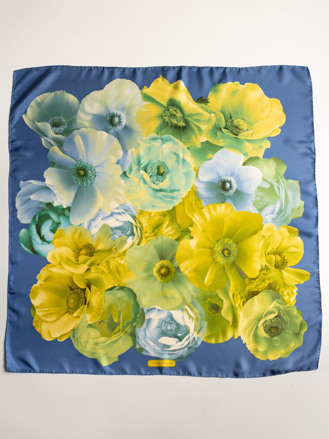 Ferragamo Floral Silk Scarf