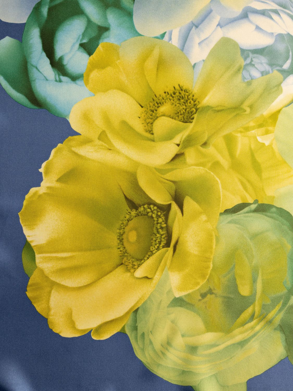 Ferragamo Floral Silk Scarf