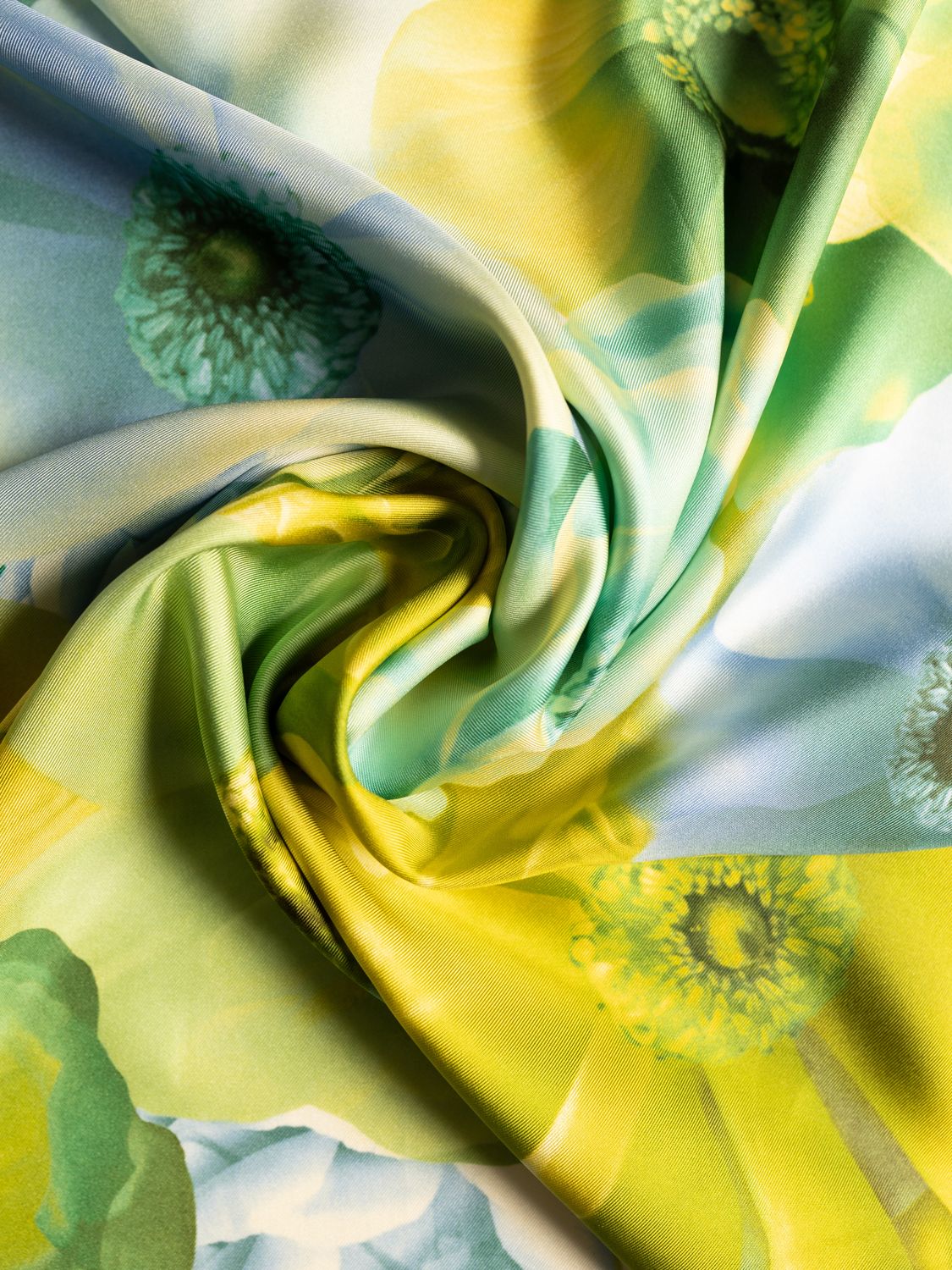 Ferragamo Floral Silk Scarf