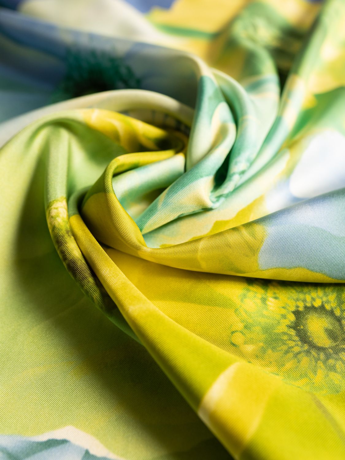 Ferragamo Floral Silk Scarf