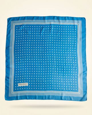 YSL Polka-Dot Silk Scarf