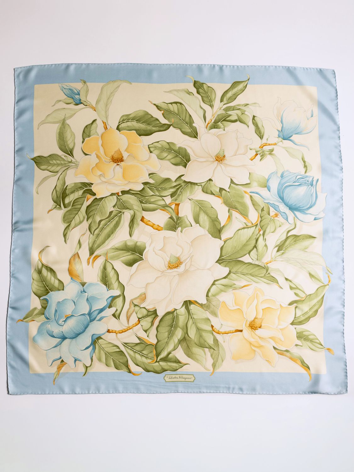 Ferragamo Blooms Silk Scarf