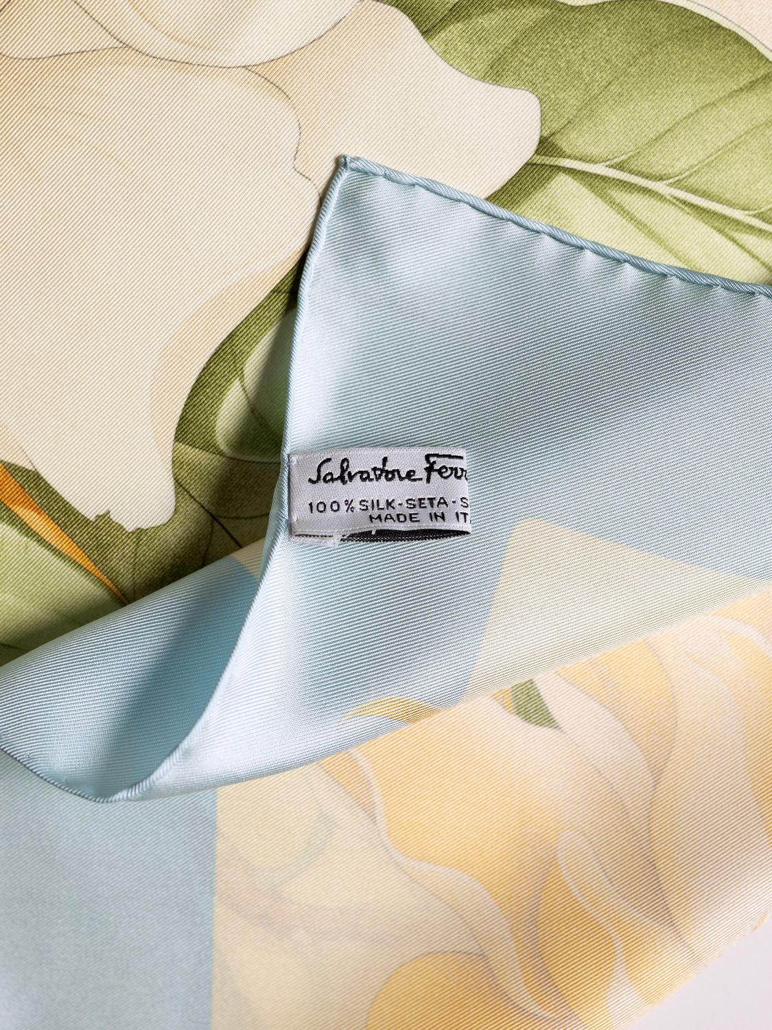 Ferragamo Blooms Silk Scarf
