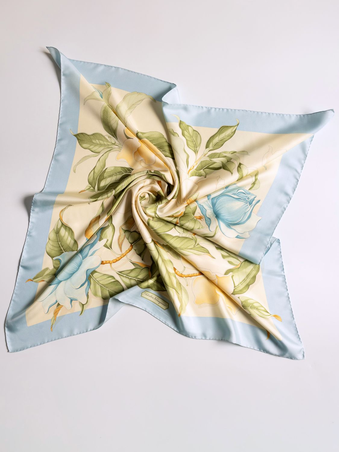 Ferragamo Blooms Silk Scarf