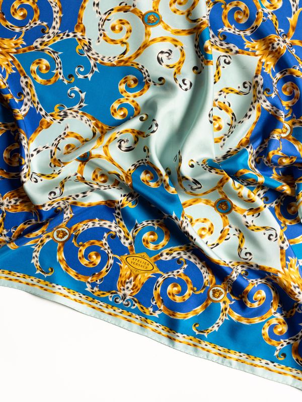 Versace Baroque Silk Scarf