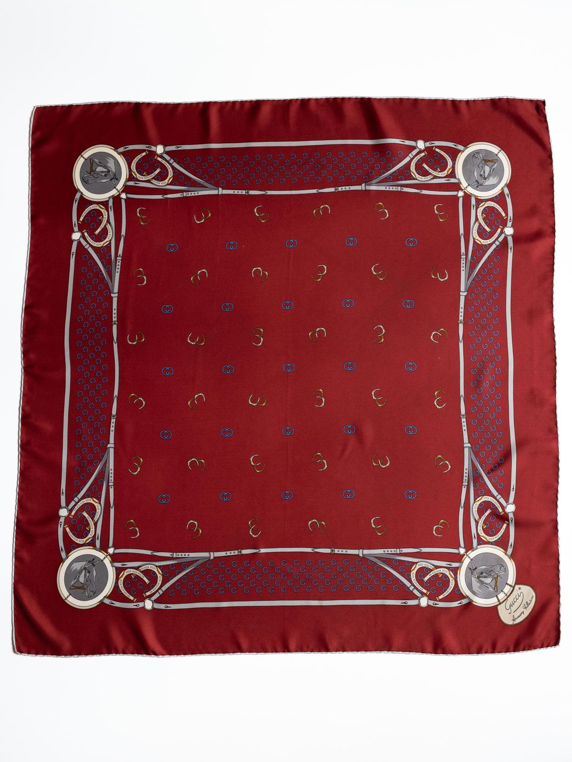 Gucci Bridle Silk Scarf