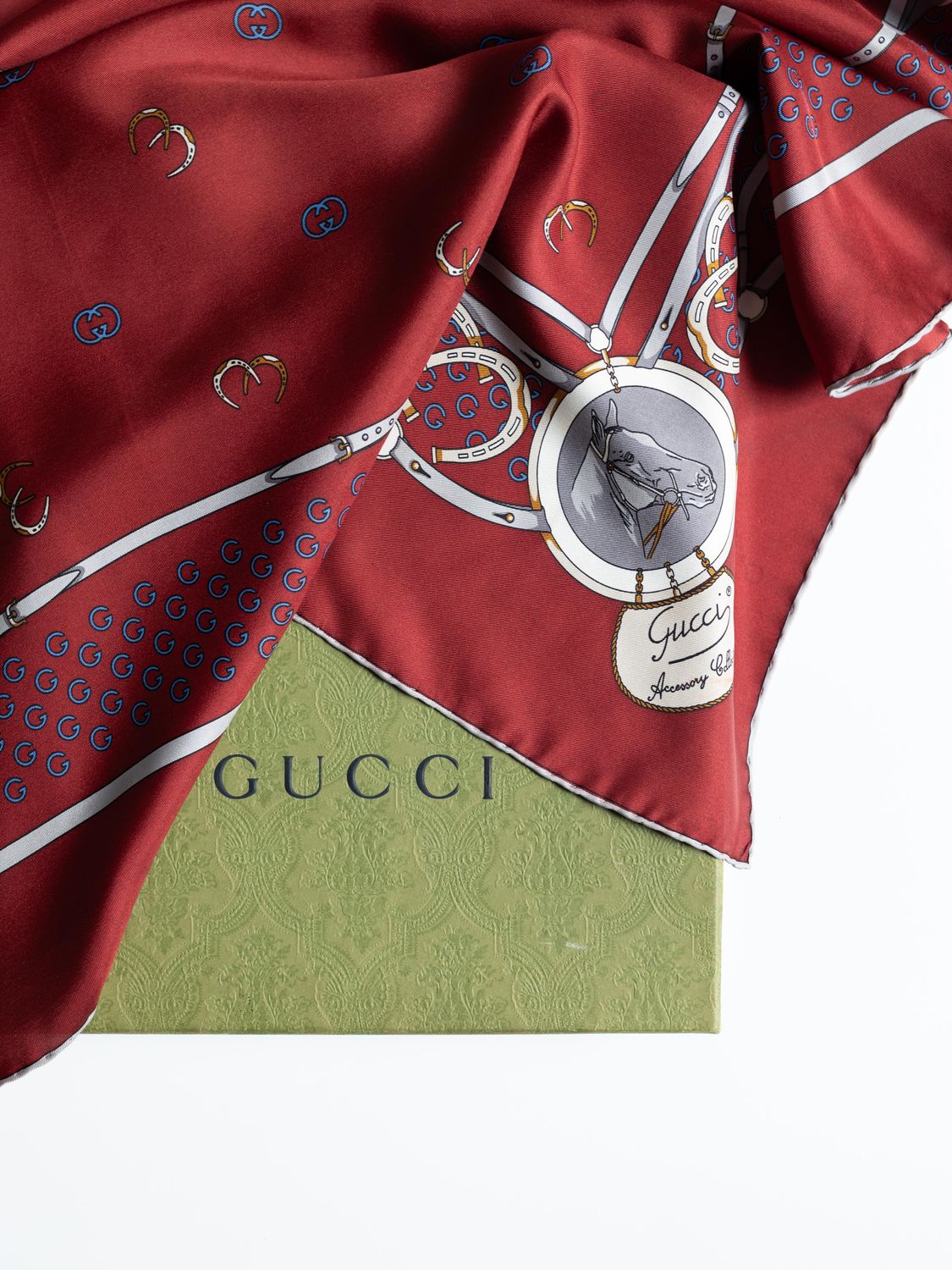 Gucci Bridle Silk Scarf