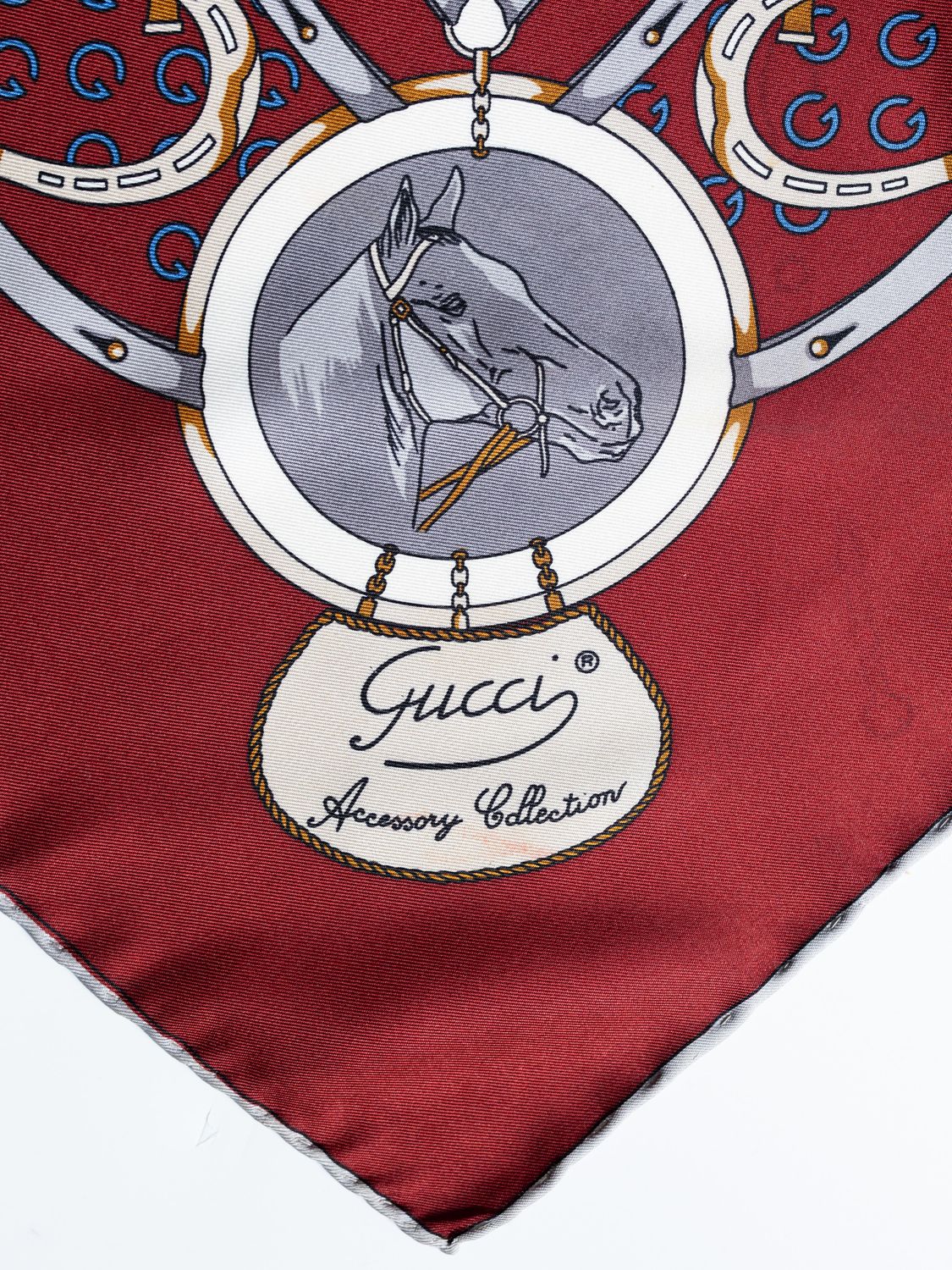 Gucci Bridle Silk Scarf