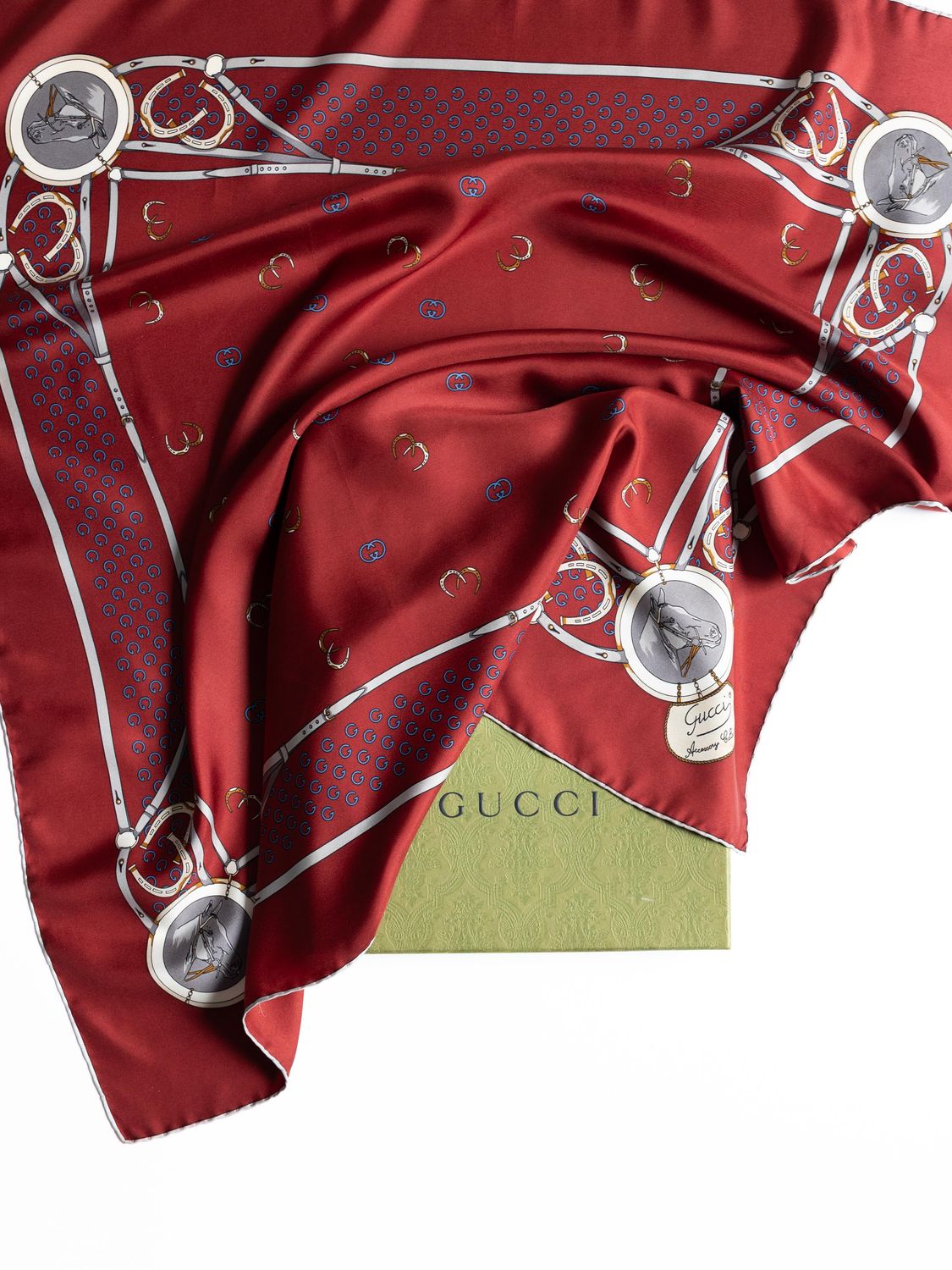Gucci Bridle Silk Scarf