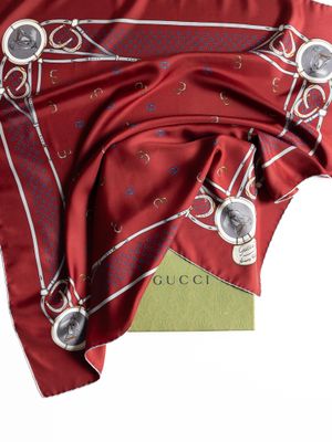 Gucci Bridle Silk Scarf