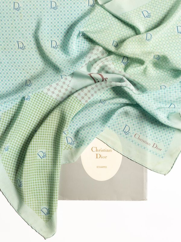 Christian Dior Monogram Silk Scarf