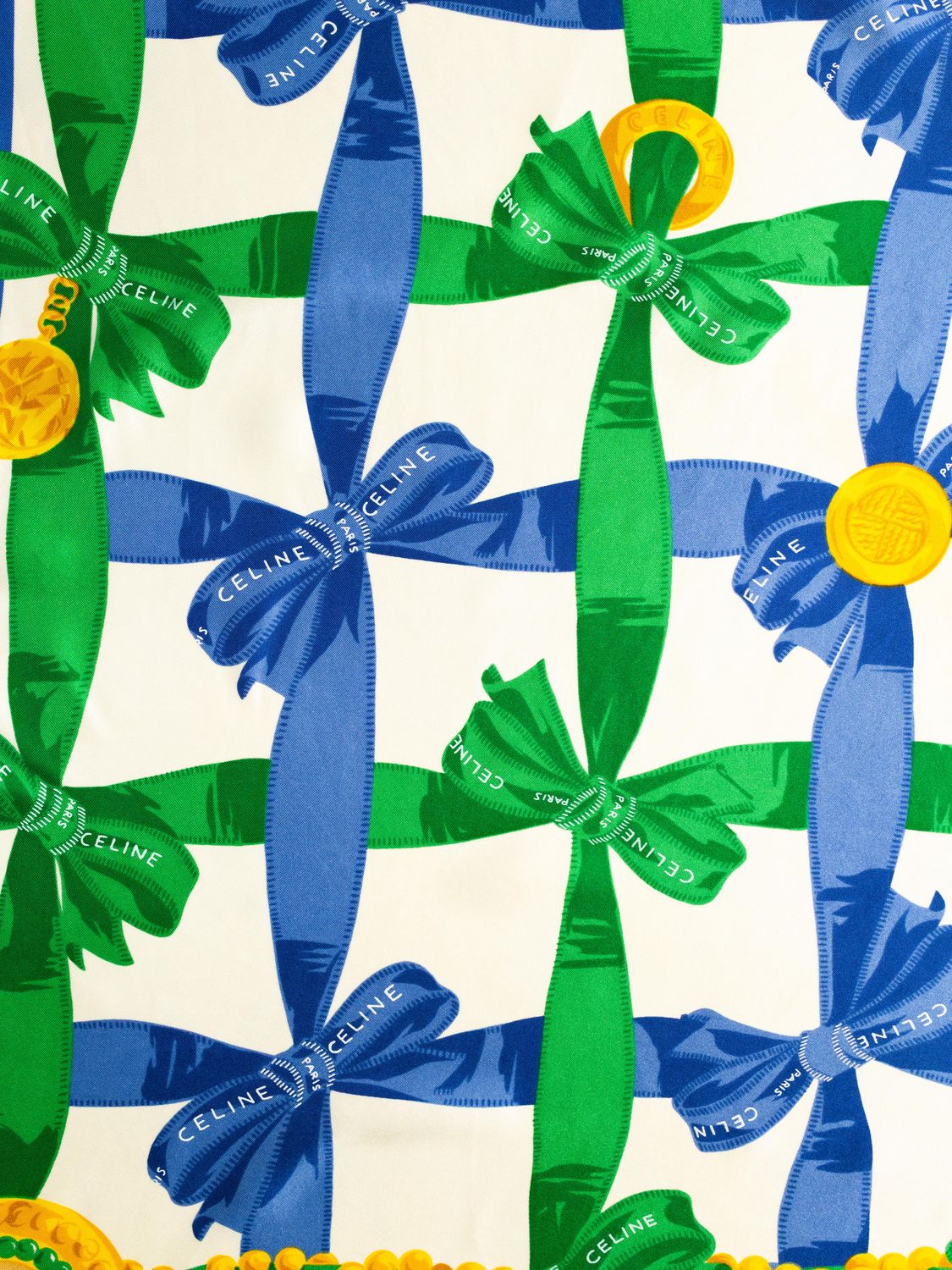 Celine Ribbon Silk Scarf