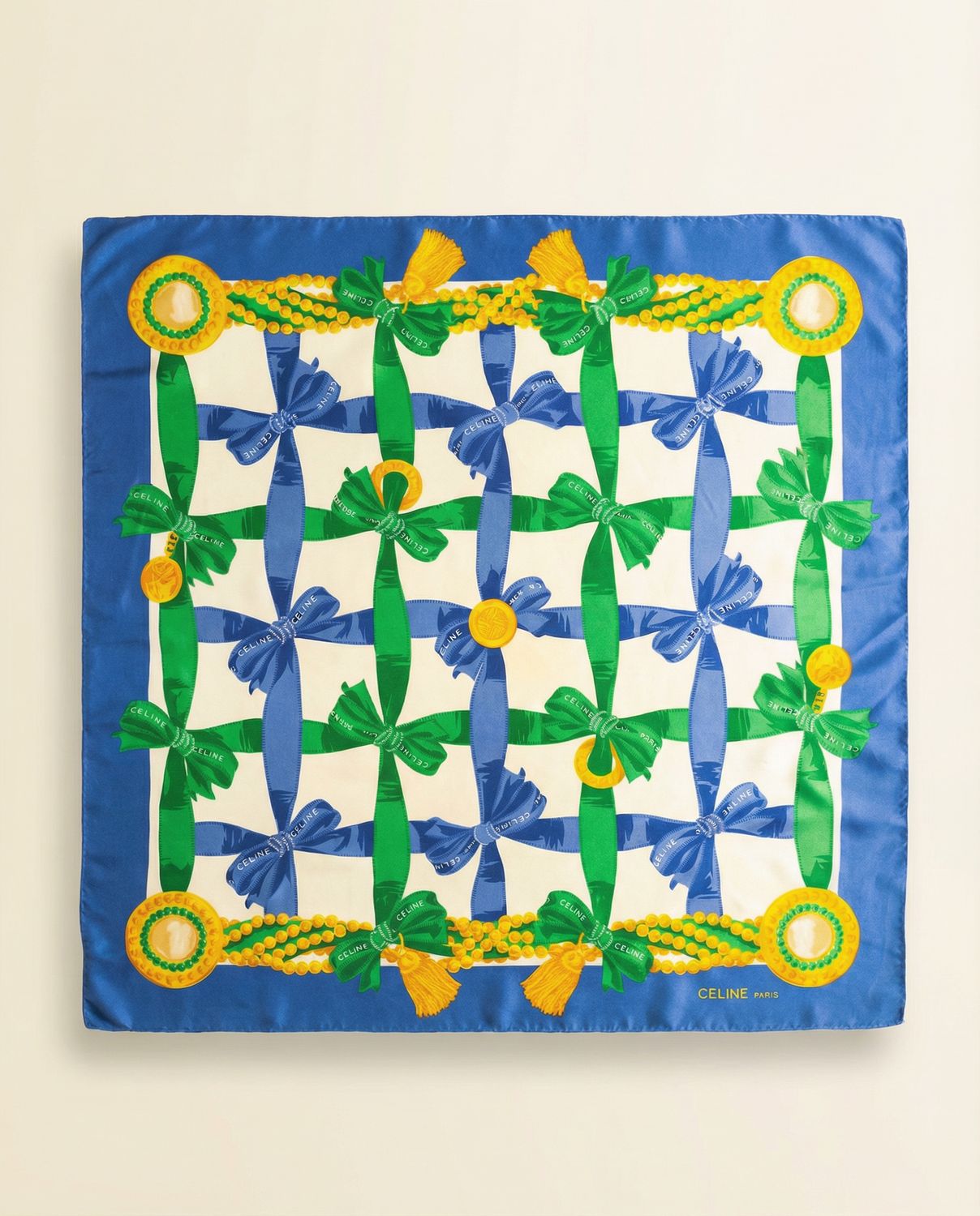 Celine Ribbon Silk Scarf