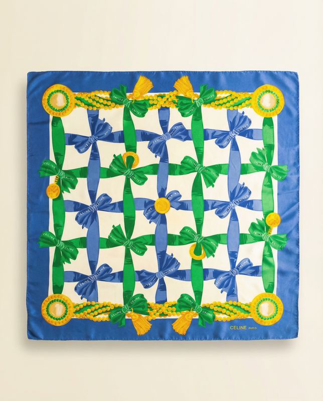 Celine Ribbon Silk Scarf