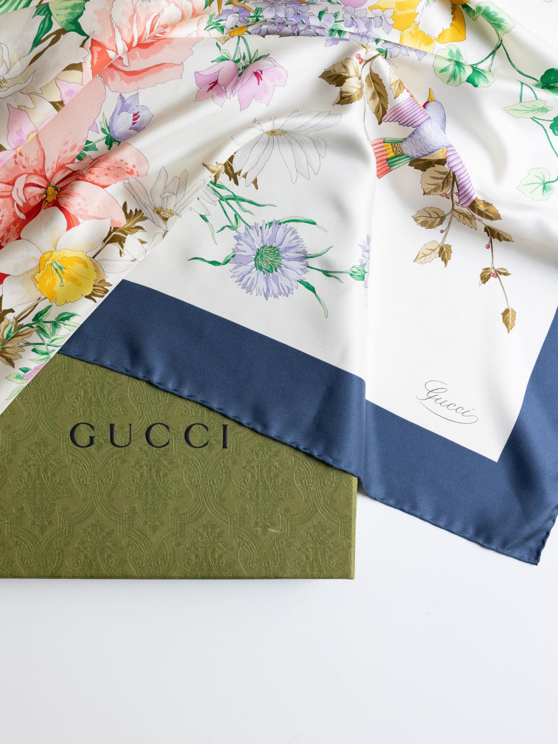 Gucci Flora Silk Scarf