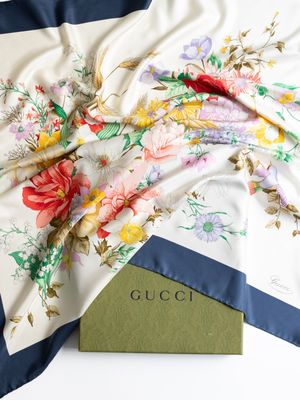 Gucci Flora Silk Scarf