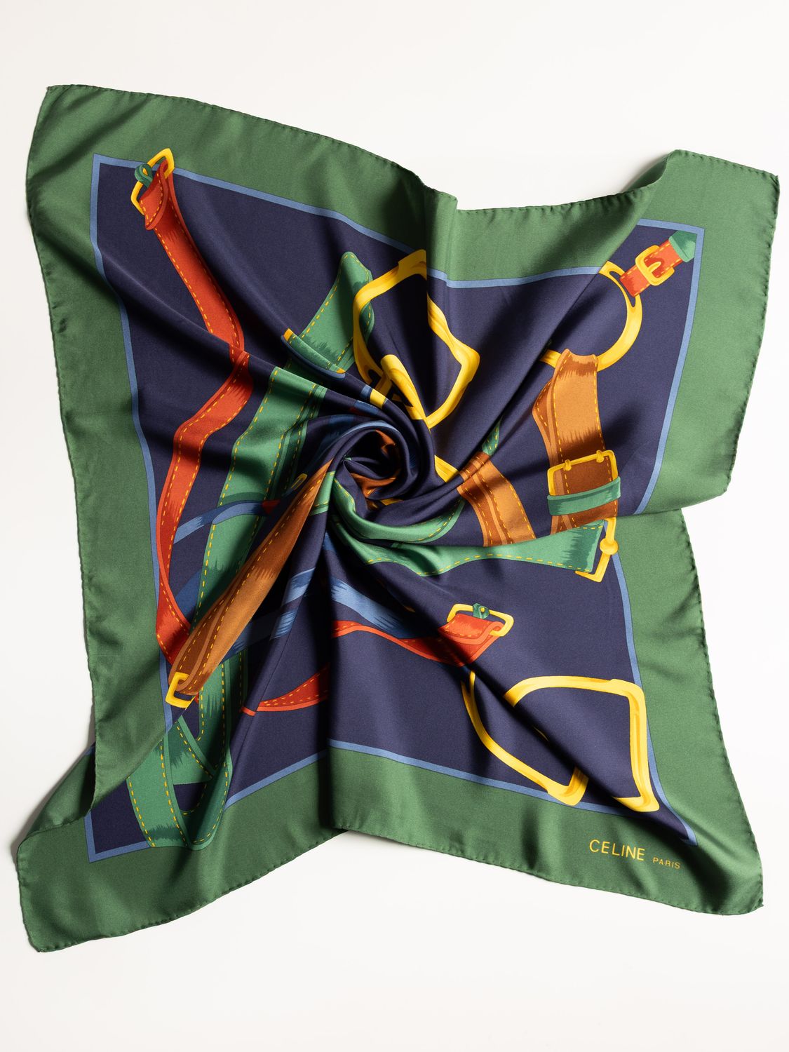 Celine Belts&amp;Buckles Silk Scarf