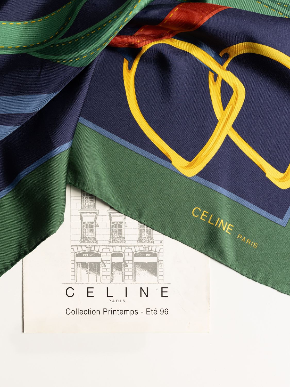Celine Belts&amp;Buckles Silk Scarf