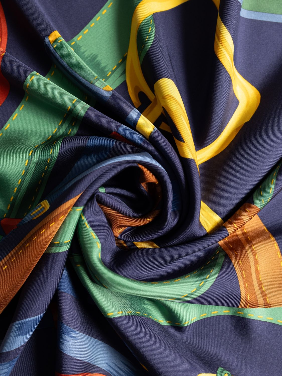 Celine Belts&amp;Buckles Silk Scarf