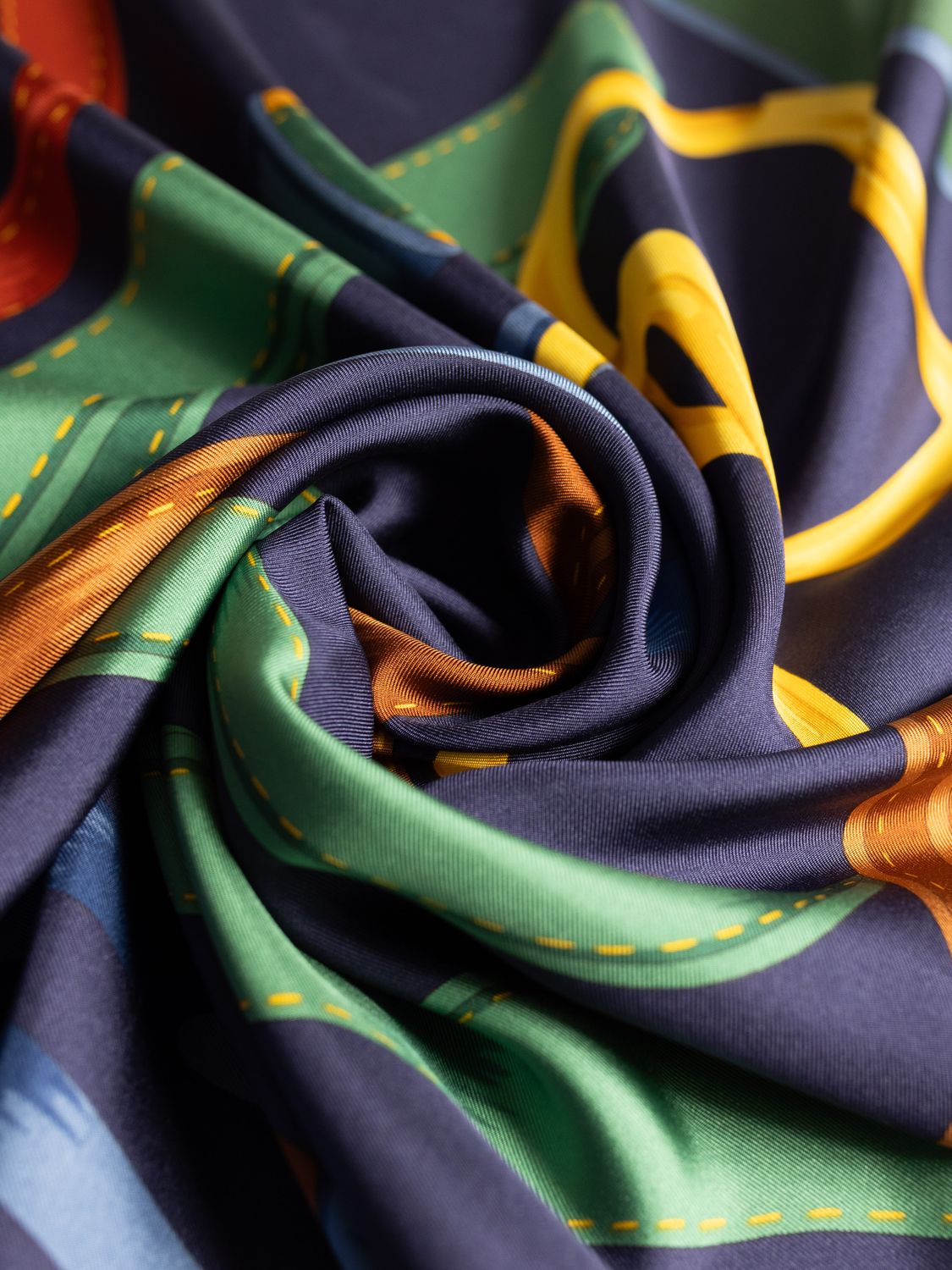 Celine Belts&amp;Buckles Silk Scarf