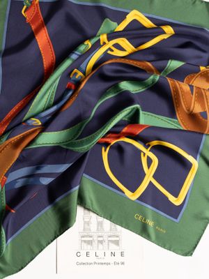 Celine Belts&amp;Buckles Silk Scarf