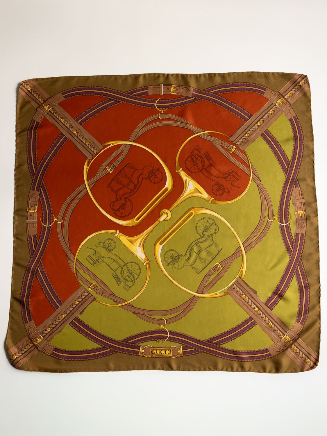 Gucci Equestrian Silk Scarf