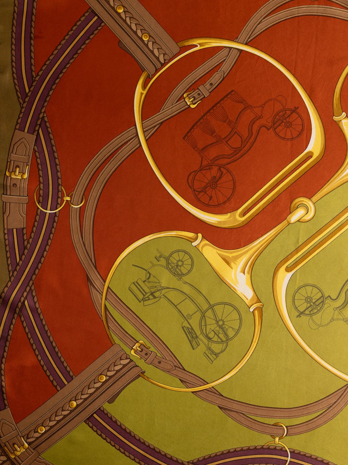 Gucci Equestrian Silk Scarf