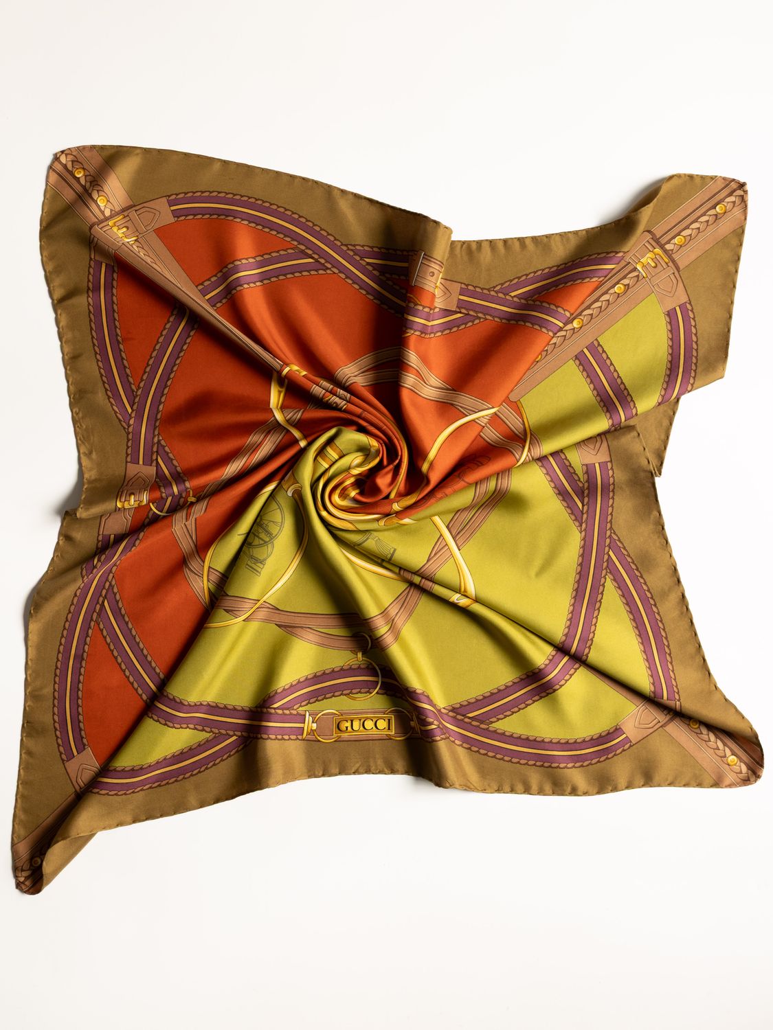 Gucci Equestrian Silk Scarf