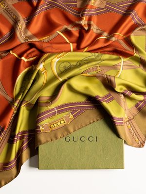 Gucci Equestrian Silk Scarf