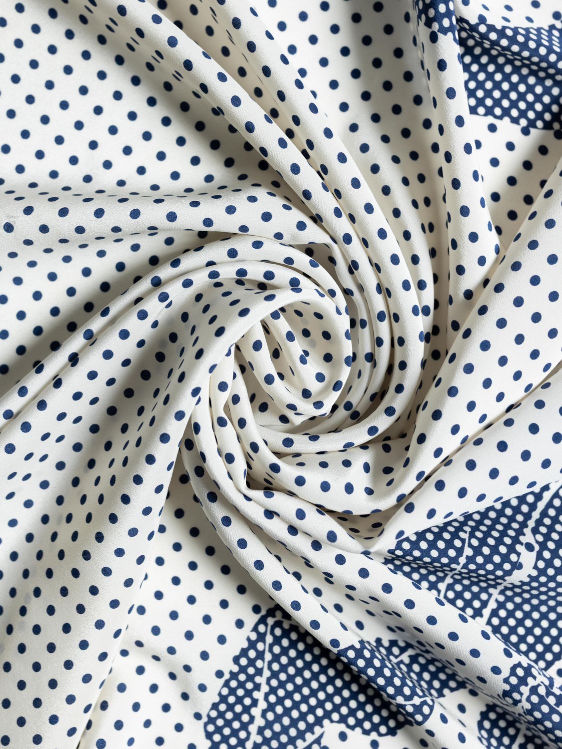 Nina Ricci Polka-Dot Silk Scarf