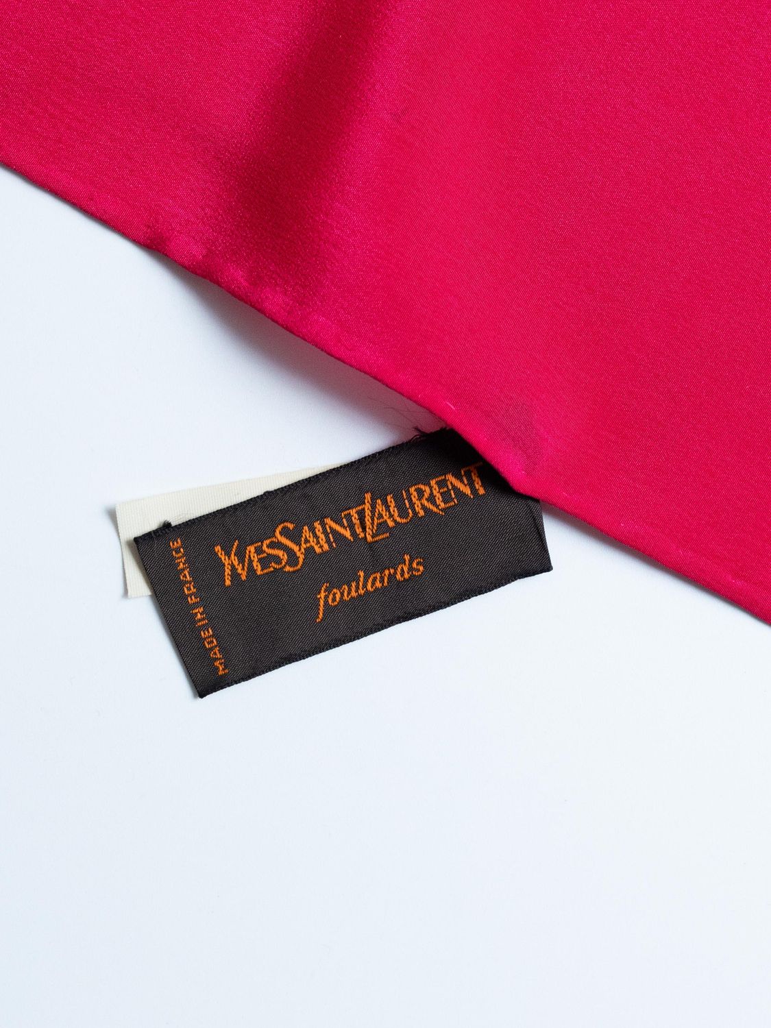 YSL Color-Block Silk Scarf