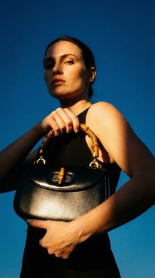 Gucci Small Bamboo Top Handle Bag