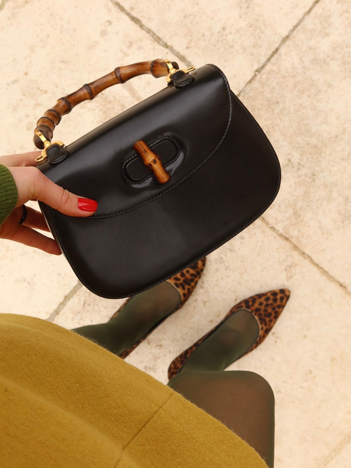 Gucci Small Bamboo Top Handle Bag