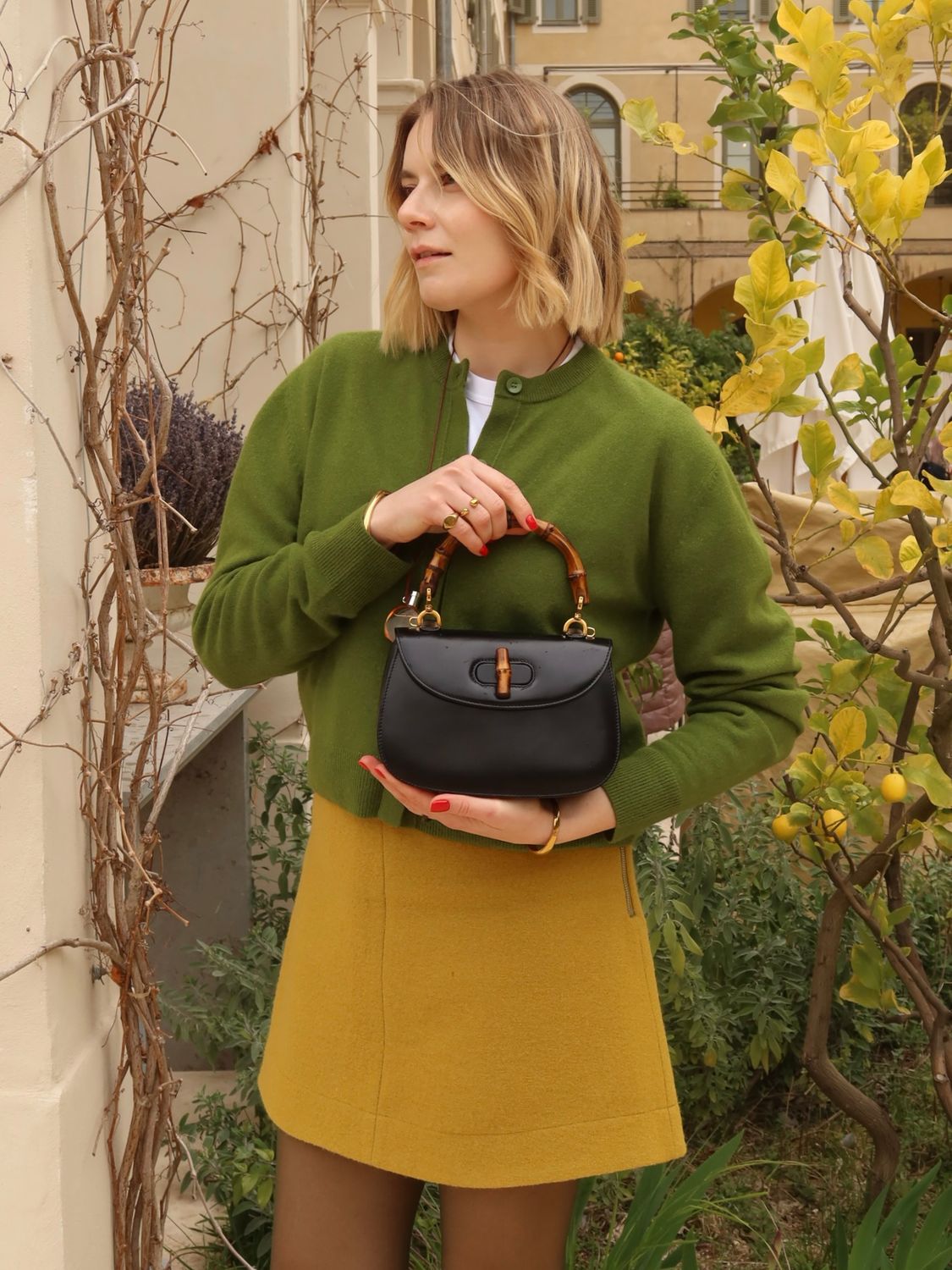 Gucci Small Bamboo Top Handle Bag