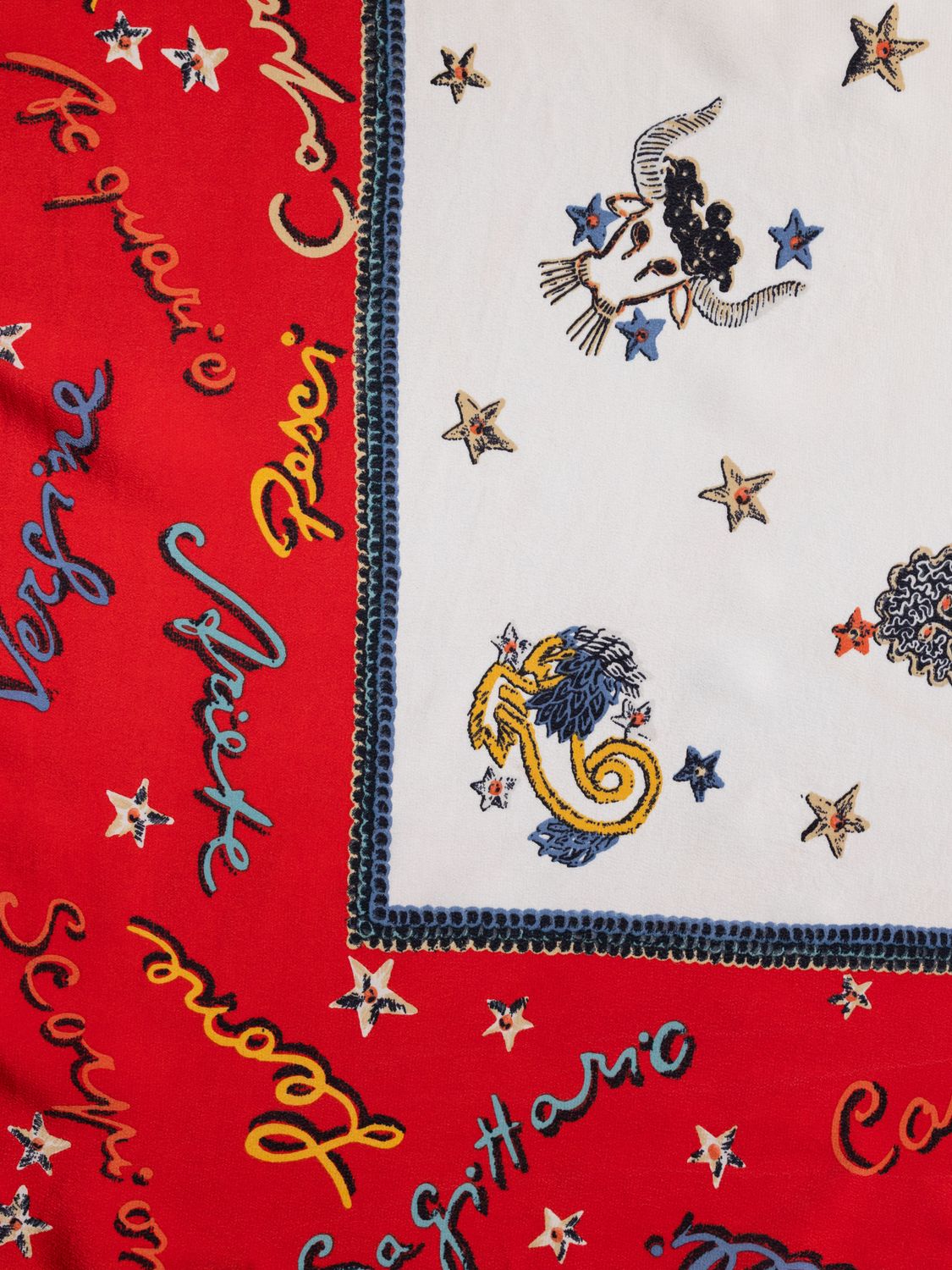 Fendi Zodiac Silk Scarf Fendi Zodiac Silk Scarf