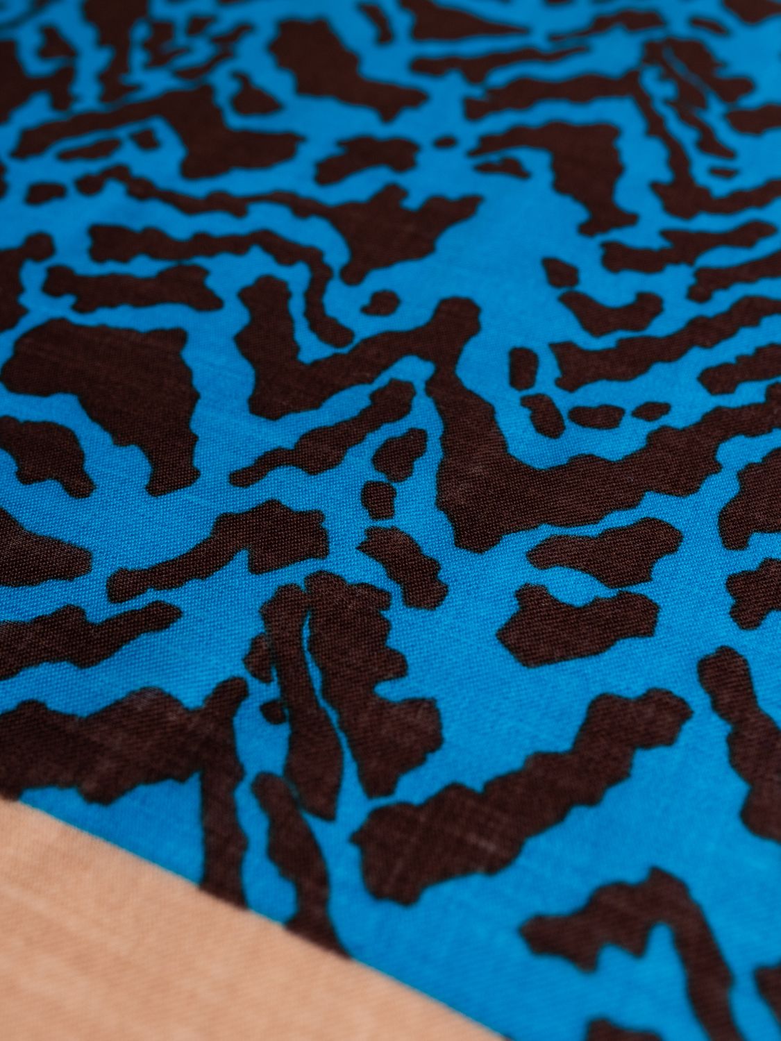 Jean-Louis Scherrer Abstract Print Wool Scarf