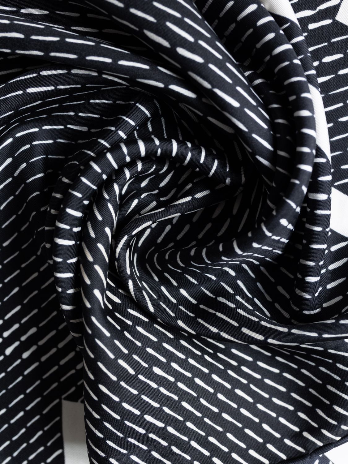 Christian Dior Graphic Dash Silk Scarf