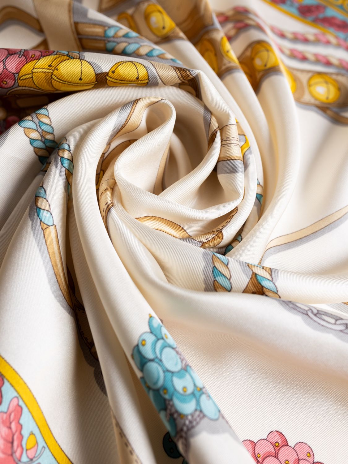 Loewe Equestrian Baroque Silk Scarf